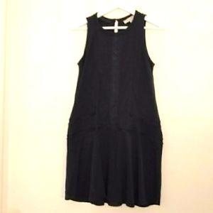 Loft navy knit shift petite